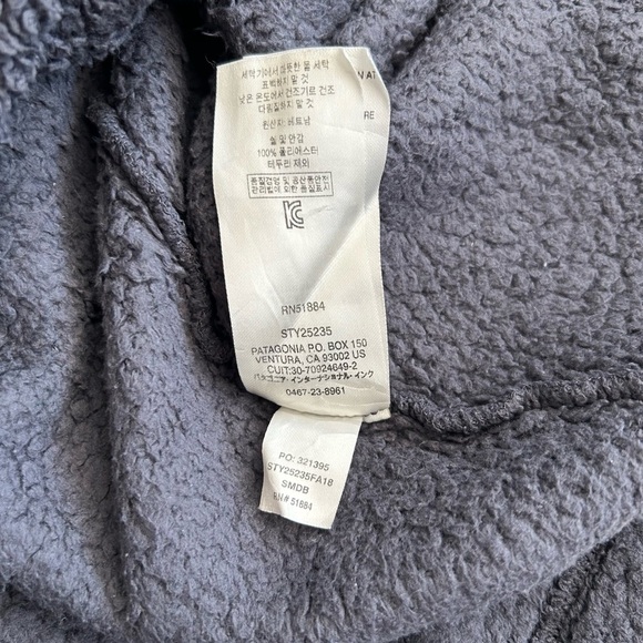 Patagonia Women's Smolder Blue Fleece Los Gatos Quarter ¼ Zip Pullover Large - Picture 12 of 12